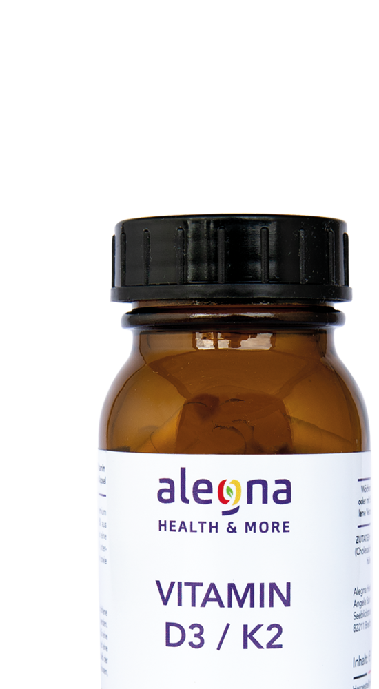 Alegna Vitamin D3/K2 zur Nahrungsergänzung