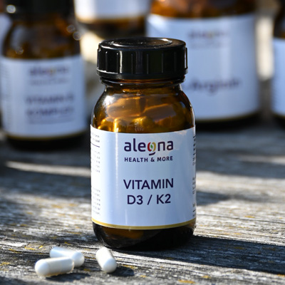 Alegna Vitamin D3/K2 zur Nahrungsergänzung